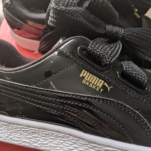 Puma Basket patent Leather Black